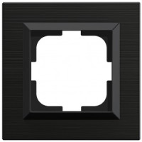 OVIVO Рамка СУ 1 мест. QUANTUM, черный, 405-360000-096