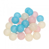 Гирлянда-нить Тайские фонарики Перламутр 25LED, 5м, теплый бел, прозр ПВx, USB NEON-NIGHT 304-010