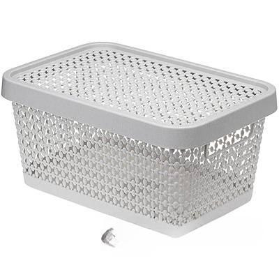 Коробка ПИРУЛА 4,5л. с крышкой смоки М2348 (12)