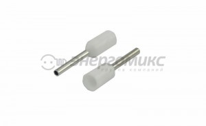 REXANT наконечник штыревой втулочный изолир. НШВИ  0,5-8, белый (уп.100шт, цена за шт) 08-0811