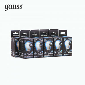 Gauss Filament ЛОН A60 E27 димм. 10W(860lm) 4100K 4K матов. 105x60 филам.(нитев.) 102202210-D