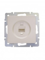 Lezard VESNA мех. роз. комп СУ 1 мест. перламутр (RJ45) (корп. ABS) 742-3088-139