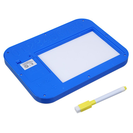 ИГРОЛЕНД Планшет обучающий с доской для рисования, звук, 3AA,ABS, 23х17х2см, 4 дизайна