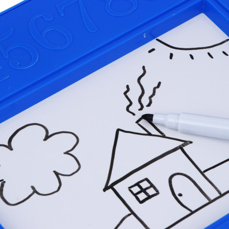 ИГРОЛЕНД Планшет обучающий с доской для рисования, звук, 3AA,ABS, 23х17х2см, 4 дизайна