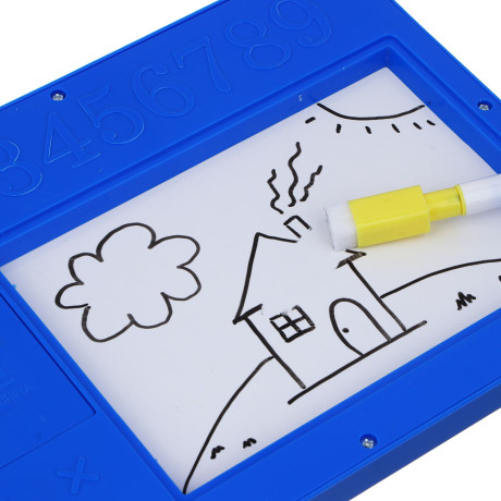 ИГРОЛЕНД Планшет обучающий с доской для рисования, звук, 3AA,ABS, 23х17х2см, 4 дизайна
