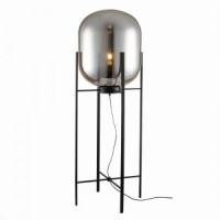 ST LUCE Торшер 40W E27 Выключатель на шнуре 1310x470 Черный/Дымчатый IP20 SL1050.725.01