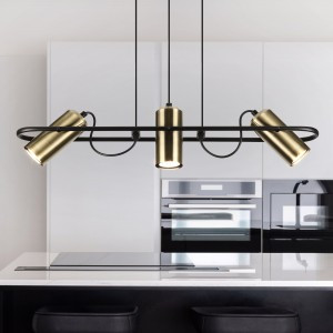 Rivoli подвес Elfriede 3101-203 3хGU10 25W черный,  античная бронза 700х90х700 51248