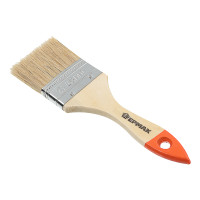 ЕРМАК Кисть малярная плоская &quot;Стандарт&quot; нат. щетина 2,5&quot; (63мм)