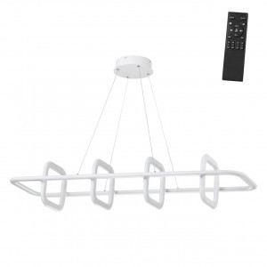 NOVOTECH 359184 OVER NT23 000 бел. св-к подвесной димм., пульт ДУ IP20 LED 4000К 175W ONDO