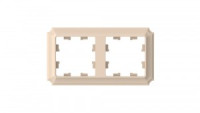 Systeme Electric AtlasDesign ANTIQUE рамка СУ 2 мест. ПЕСОЧНЫЙ ATN101202 (5!)