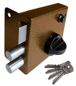 Омега Д-град ЗНЗ бронза с защелкой Замок накладной (15)