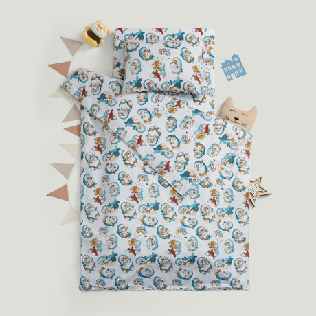 PROVANCE Basic Комплект постельного белья 1,5 (3 предмета), бязь, 100% хлопок, кот