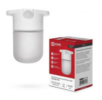 ASD/InHome св-к баня/САУНА потолочный E27-ППС пластик, стекло IP65 110x138 белый 1757