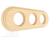 МЕЗОНИНЪ РЕТРО рамка СУ 3 мест. овал, дерево, без тонировки, Лахта СенатЪ GE70843-00