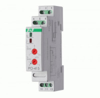 Евроавтоматика реле времени PO-415 16А 230В 1перекл. задержка выкл./упр. конт, на DIN EA02.001.018