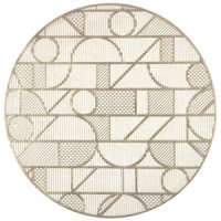 Салфетка ажурная сервировочная PVR-07 &quot;Геометрия&quot;, d=38см, ПВХ, 103970 Рыжий кот