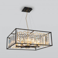 Bogate&#039;s св-к подвес. 9x60W E14 650x650x950 хруст/зол.черн. 377/9 Умный дом Cella Strotskis a061526