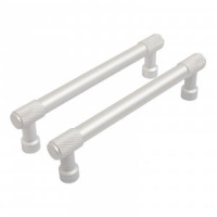 Ручка-рейлинг мебельная 128 AP2307-128 W мат.бел. хром 2шт (цена за пару (15, 150) StahlBuro