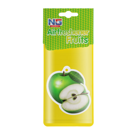 NEW GALAXY Ароматизатор бумажный "Фрукты", 4,2гр., дисплей 80 штук, цена за 1шт