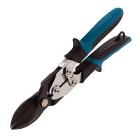 Ножницы по металлу&quot;Piranha&quot;усиленные, 255 мм, прямой рез, сталь СrMo, двухкомпонентные рукоятки Gross