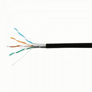SkyNet Premium кабель FTP 4x2x0,51, медный,  кат.5e, одножил., OUTDOOR, 305 м, коробка, черный
