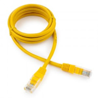 Cablexpert патч-корд UTP cat5e, 1,5м, литой, многожильный (желтый)