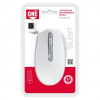 Мышь беспроводная Smartbuy ONE 280AG бело-серая, 4 кнопки (SBM-280AG-WG)