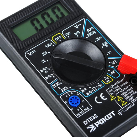 РОКОТ Мультиметр цифровой DT-832