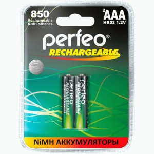 Perfeo э/п AAA850mAh/2BL Пластик PF AAA850/2BL PL