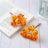 LADECOR Ветка декоративная, яблоки, пластик, пенопласт, 13 см, 2 цвета