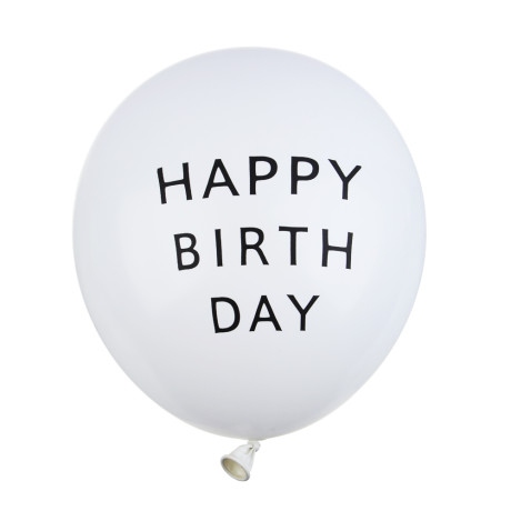 FNtastic Набор воздушных шаров, 5 шт, 12" с надписью Happy Birthday, 2 цвета, латекс