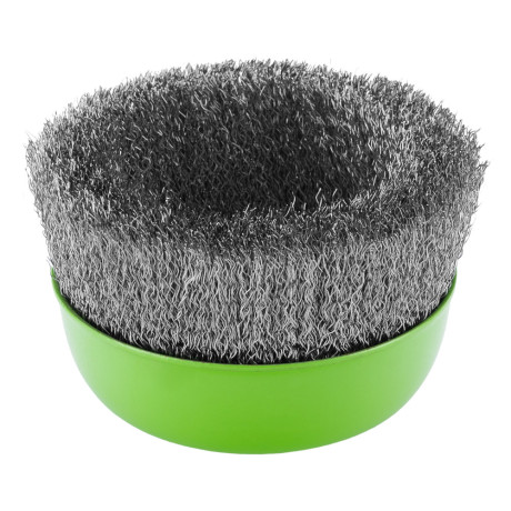 Щетка для УШМ, 125 мм, М14, "чашка", витая проволока Сибртех