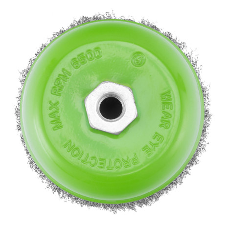 Щетка для УШМ, 125 мм, М14, "чашка", витая проволока Сибртех