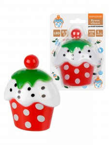 TDM Ночник "Кекс" с выключателем, 0,5 W,  Народный SQ0357-0056