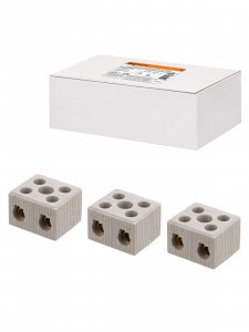 TDM блок зажимов 50А, 2 пары, керамика SQ0531-0509