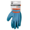 INBLOOM Перчатки садовые с латексным полуобливом, полиэстер, 24см, р.9, 45г