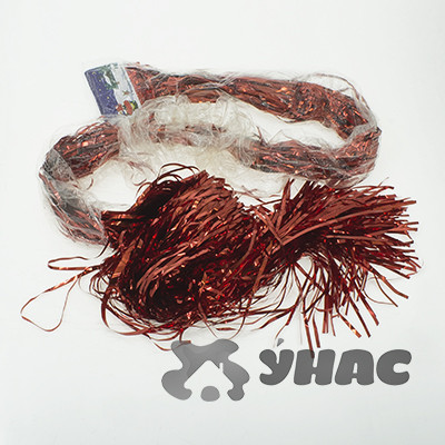 Дождь новог.D02С 1,5м красный (цена за 10шт) х100