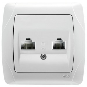 VIKO by Panasonic Carmen роз. СУ 2 мест. комп. + ТF белый 90561035-RU (Турция)