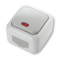 VIKO by Panasonic PALMIYE  выкл. 1 кл. (инд.) ОУ серый 10А IP54 90555519