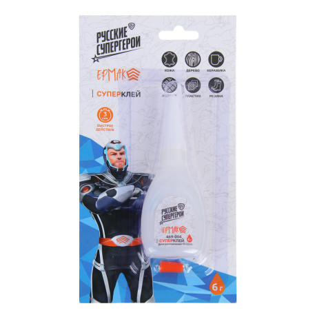 ЕРМАК Супер клей 6г на блистере