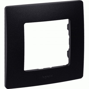 IEK ETIKA рамка СУ 1 мест. антрацит 672581