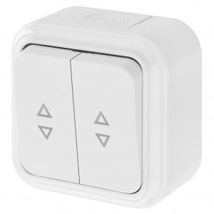 Bylectrica ПРАЛЕСКА АКВА выкл. 2 кл. ОУ проходной IP54 белый, (А(6+6) 10-873)