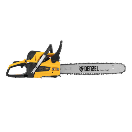 Пила цепная бензиновая DS-5820, шина 50 см, 58 см3, 3.6 л.с, шаг 0,325, паз 1,5 мм, 76 звеньев Denzel