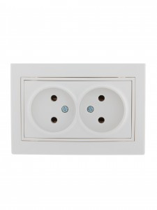 Lezard Мира роз. СУ 2 мест. 16А бел. (керамика, корпус PC) 701-0202-128