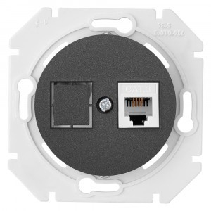 Bylectrica РЕТРО ПРОВАНС мех. телеф. роз. 1 мест. СУ корп. ABS (ТР4-6301 графит)