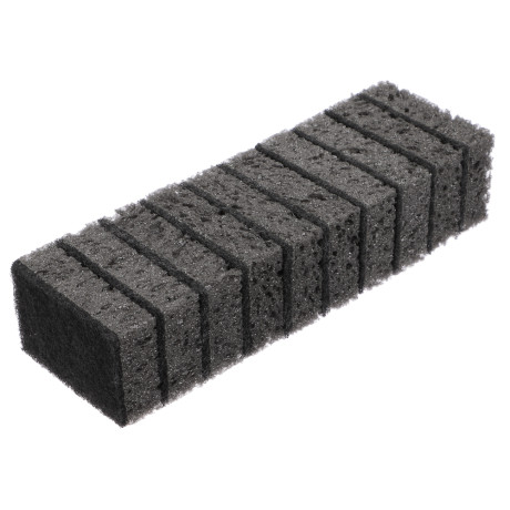 Набор губок для мытья посуды "Гармония черного" 9,8x6,6x3,0см, 10шт