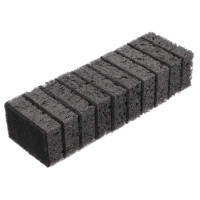 Набор губок для мытья посуды &quot;Гармония черного&quot; 9,8x6,6x3,0см, 10шт