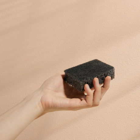 Набор губок для мытья посуды "Гармония черного" 9,8x6,6x3,0см, 10шт