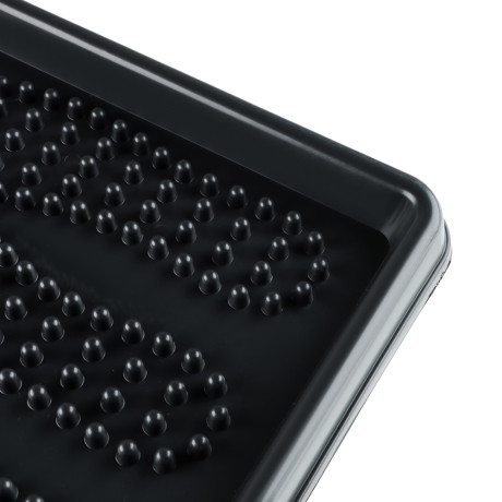 Лоток для обуви 43х39х3см, пластик, черный