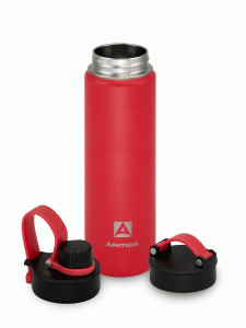 Термокружка Арктика 708-700S 0,53л нерж.сталь доп.крышка с поилкой текстурный красный